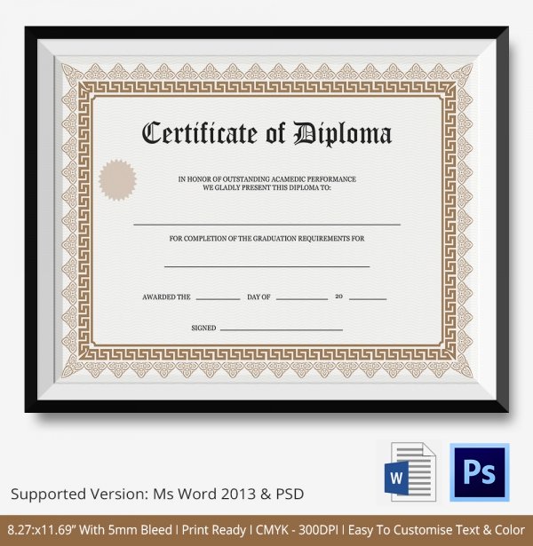 Ged Certificate Template Download Beautiful Ged Certificate Template Download