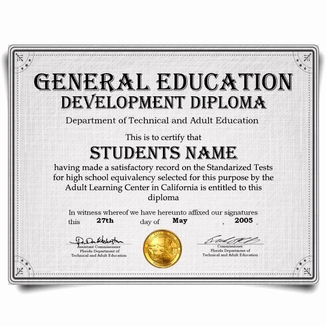 Ged Certificate Template Download Lovely Ged Certificate Template Download