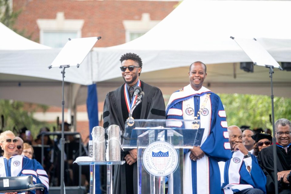 Ged Graduation Speech Examples Lovely Howard University Alum Chadwick Boseman Returns to Deliver