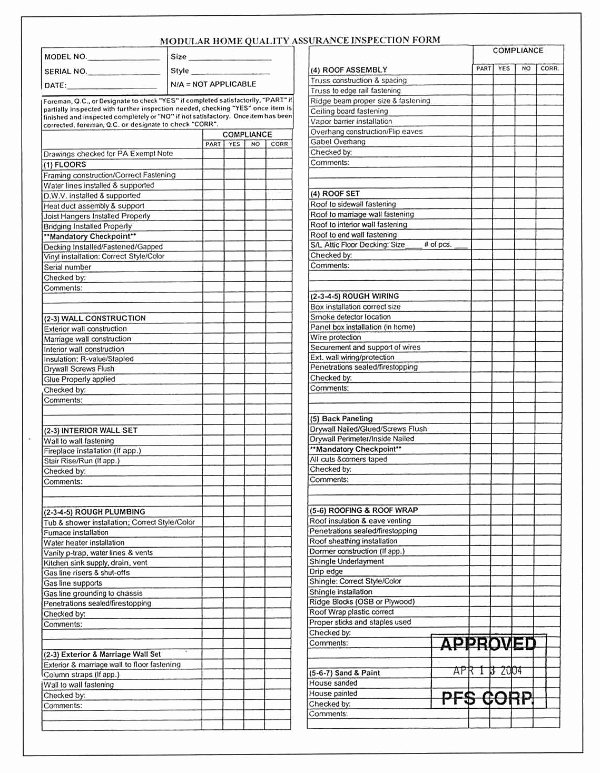 General Contractor Checklist Template Unique Modular Home Manufacturers Build to State Building Codes