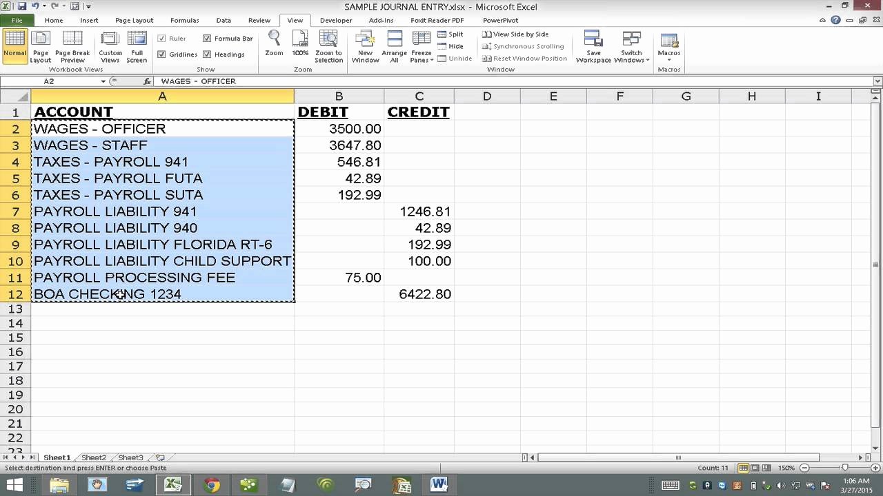 General Journal Template Excel Beautiful Import Journal Entry Into Quickbooks From Excel Using