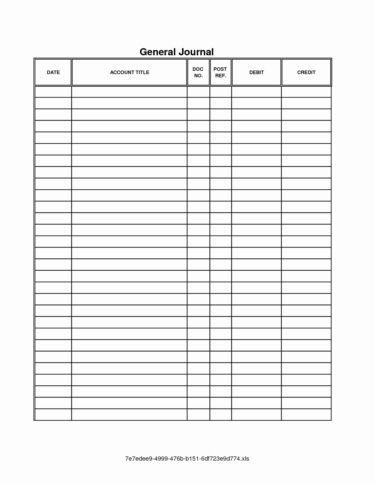 General Journal Template Excel Best Of 9 Best Of Printable Journal Entry form Sample