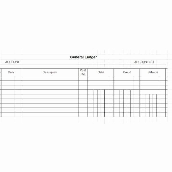 General Journal Template Excel Unique 12 Excel General Ledger Templates Excel Templates