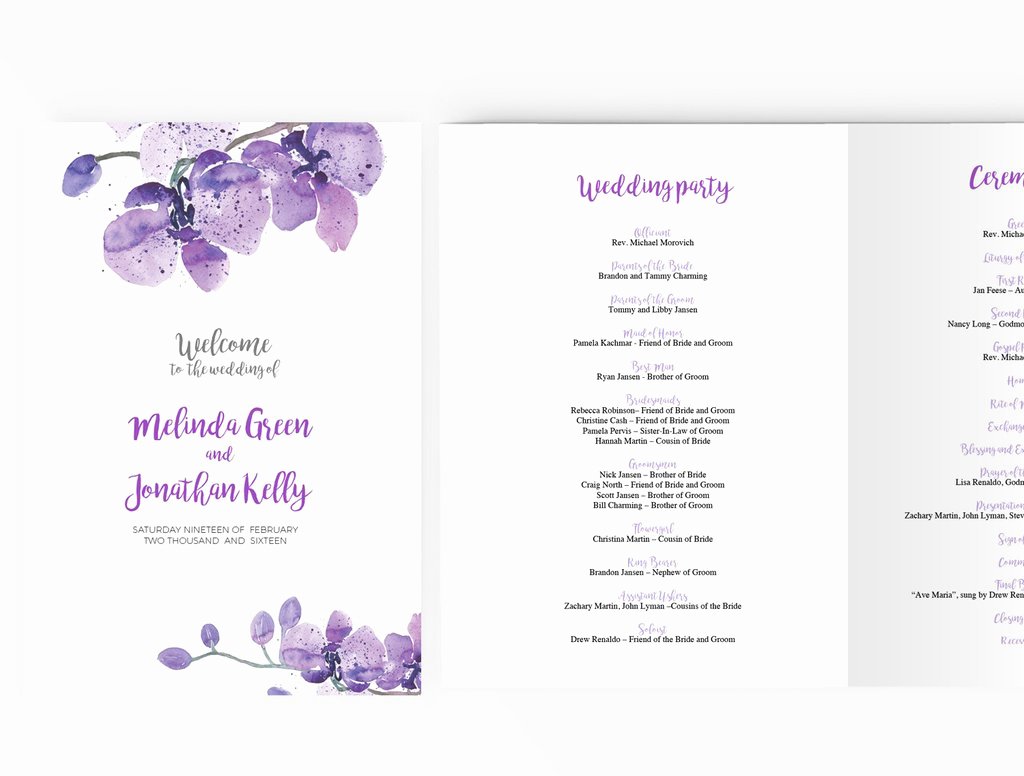 Geofilter Template Free Awesome Wedding Program Booklet Diy