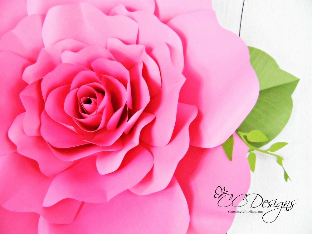 Giant Rose Template Inspirational Diy Giant Rose Templates Paper Rose Patterns &amp; Tutorials