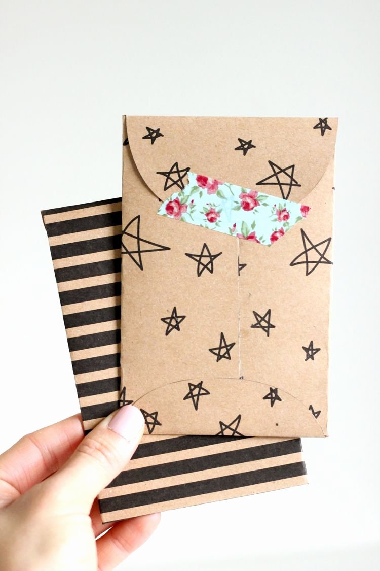 Gift Card Envelope Templates Best Of Kraft Paper Gift Card Envelope Free Printable