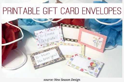 Gift Card Envelope Templates Inspirational Free Printable Gift Card Envelopes Ftm