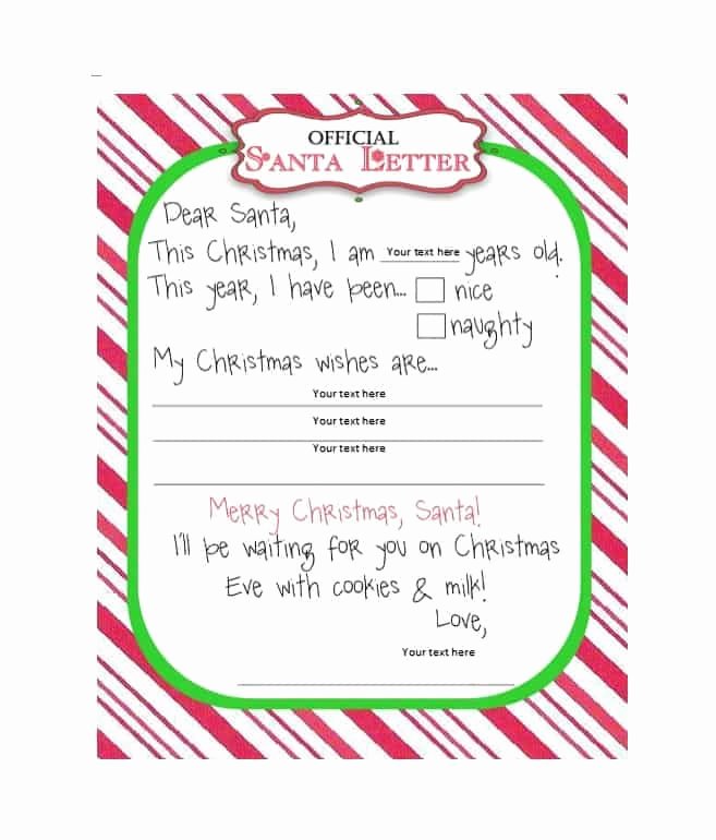 Gift Exchange Wish List Template Inspirational 43 Printable Christmas Wish List Templates &amp; Ideas
