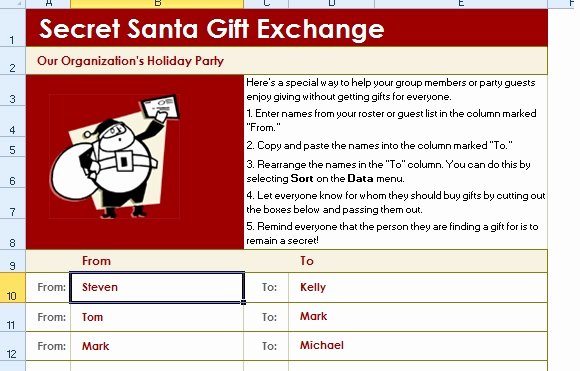 Gift Exchange Wish List Template Unique Secret Santa Template Wishlist Invitation Template