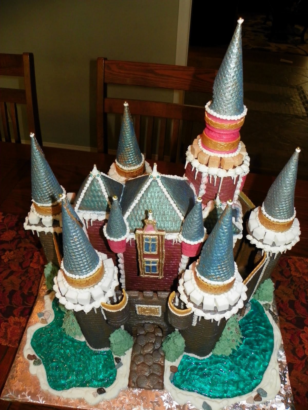 Gingerbread Castle Template Best Of Plumeria Cake Studio Gingerbread Castle 2010