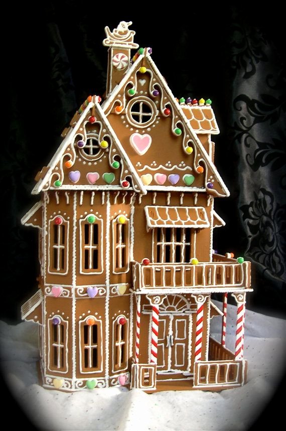 Gingerbread Castle Template Elegant Gingerbread House Patterns Victorian House Style Design