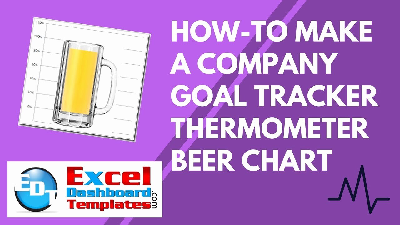 Goal thermometer Template Excel Unique How to Make An Excel Pany Goal Tracker thermometer Beer