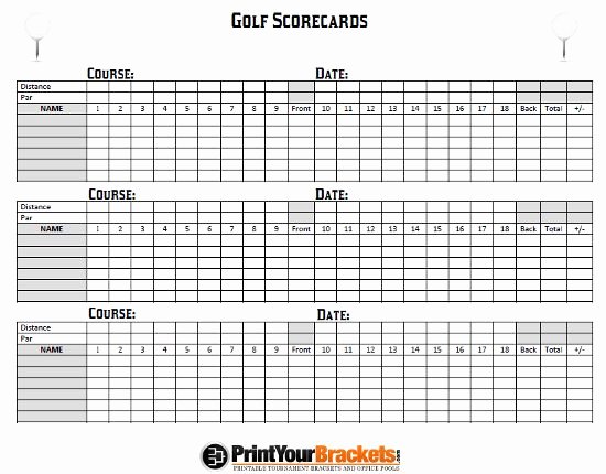 Golf Scorecard Template Excel Unique Best 25 Golf Scorecard Ideas On Pinterest