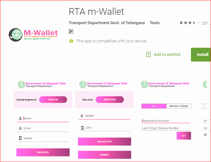 Google Docs Check Register New Tstd Mobile App From Telangana State Hyd Rta Wireinput Blog