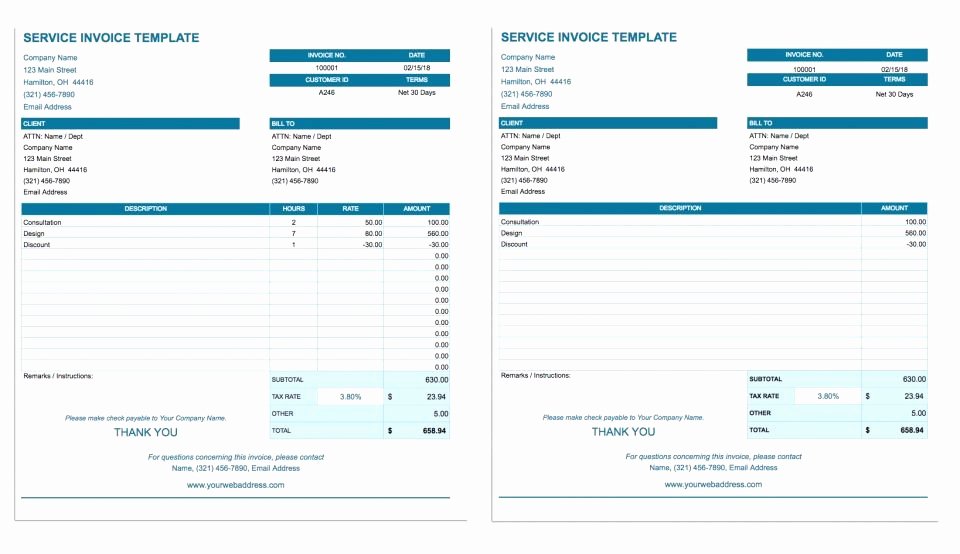 Google Sheet Invoice Template Best Of Google Docs Template Invoice Five Things You Should Know