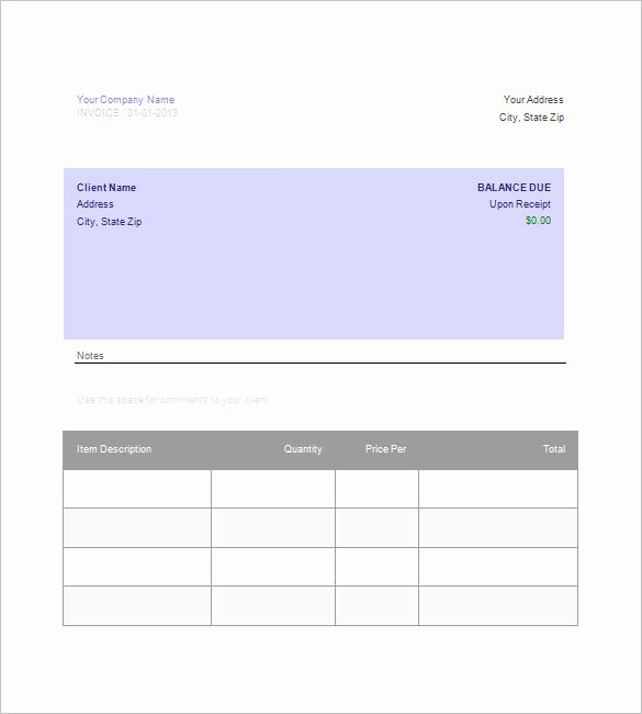 Google Sheet Invoice Template New Google Invoice Template 25 Free Word Excel Pdf format