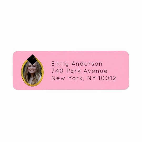 Graduation Address Labels Template Free Luxury Graduation Return Address Labels