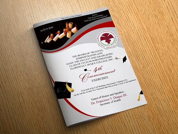 Graduation Ceremony Agenda Luxury 17 Graduation Brochures Free Psd Ai Indesign Vector