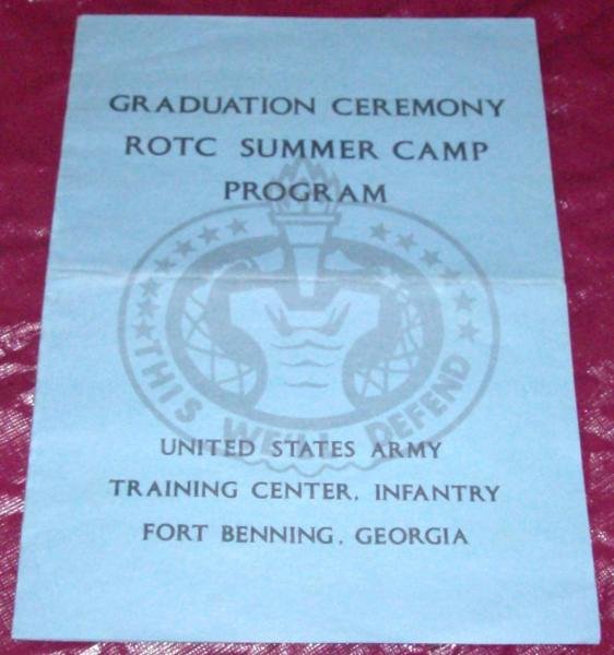 Graduation Ceremony Agenda Luxury Graduation Ceremony Rotc Program fort Benning Ga 1968