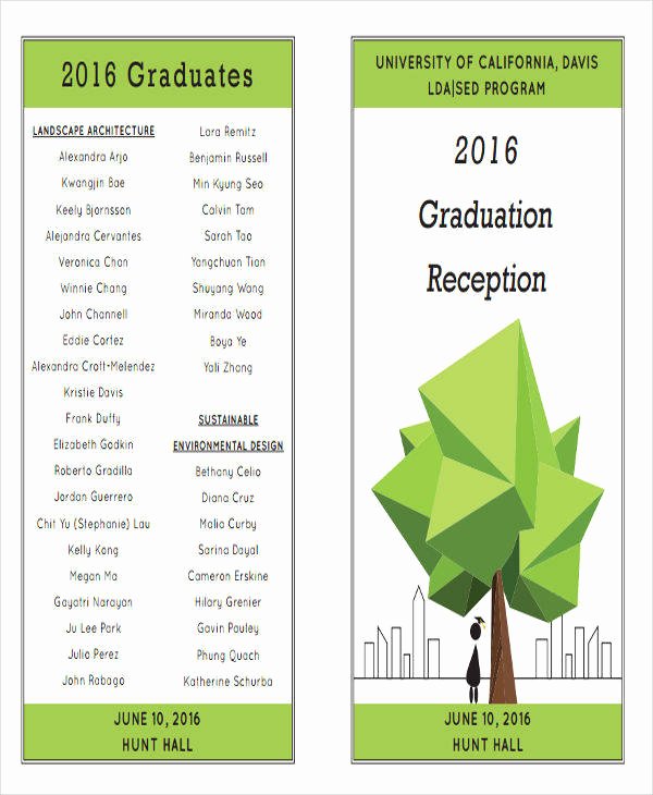 Graduation Ceremony Agenda New 7 Graduation Program Templates Pdf Word