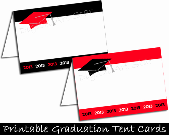 Graduation Name Cards Template Fresh Printable Graduation Tags