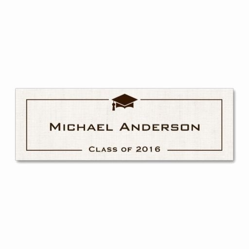Graduation Name Cards Template Inspirational 21 Best Images About Graduation Name Cards On Pinterest