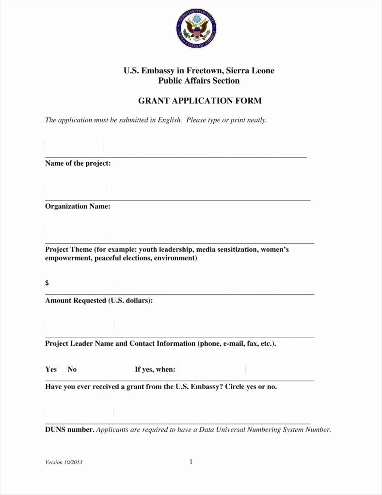 Grant Application form Template Lovely 9 Funding Application form Templates Free Pdf Doc