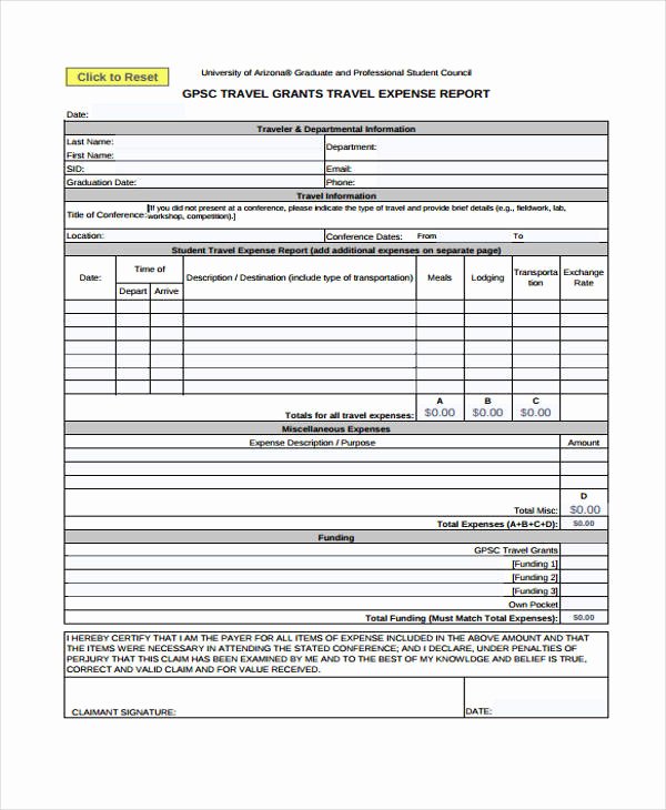 Grant Financial Report Template Fresh 10 Grant Report Templates