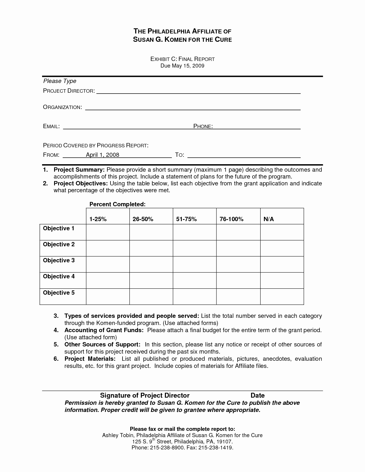 Grant Report Sample Awesome Best S Of Final Report format Project Report format