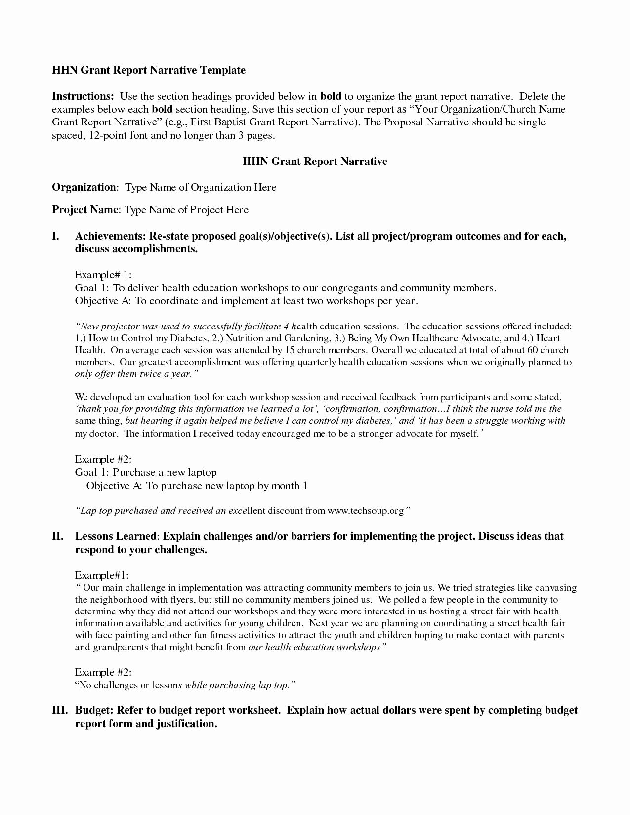 Grant Report Sample Elegant Best S Of Narrative Report Template Police Report