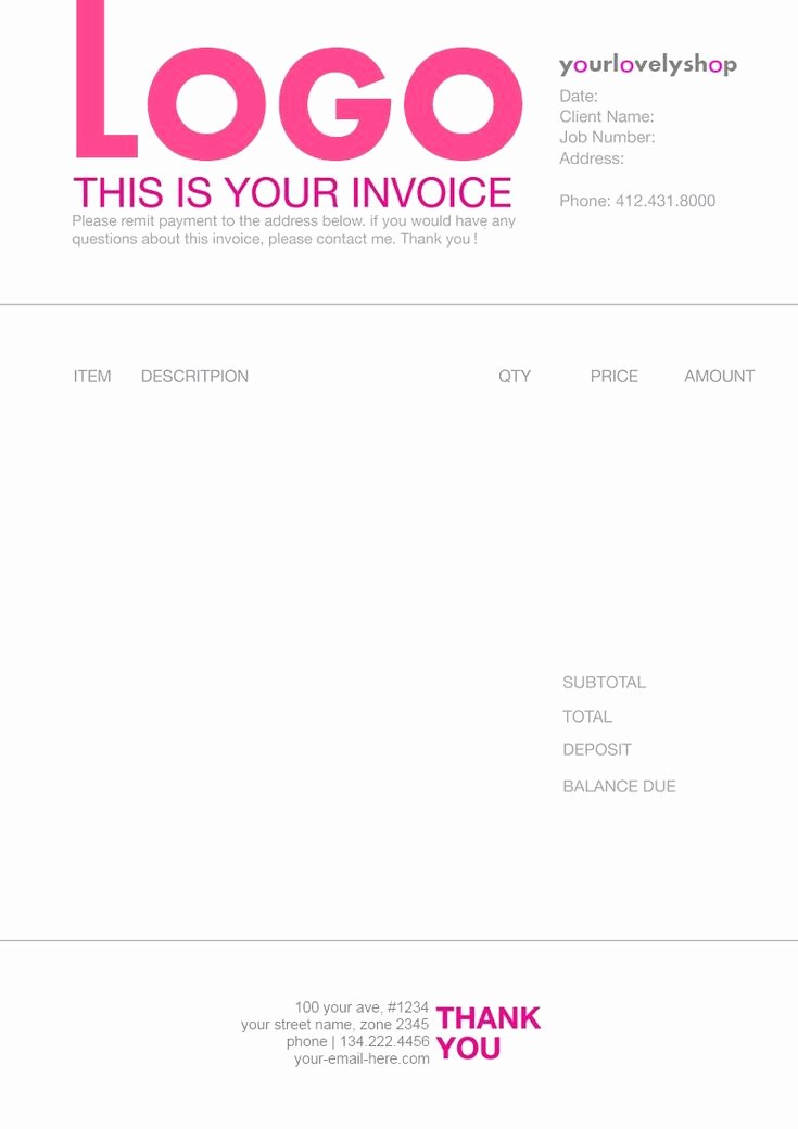 Graphic Design Invoice Examples Elegant 1000 Images About Invoice Design On Pinterest