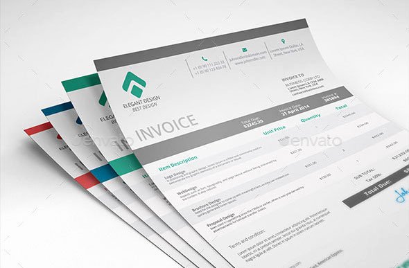 Graphic Design Invoice Examples Elegant 37 Best Psd Invoice Templates for Freelancer