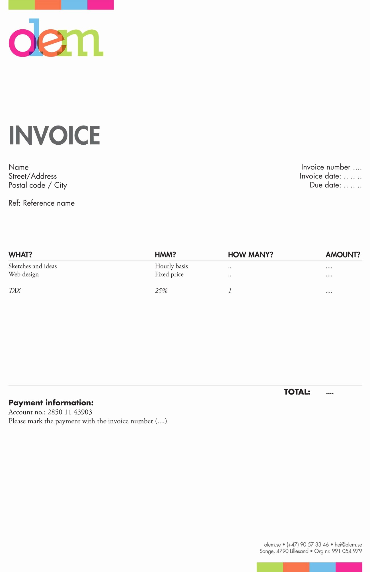 Graphic Design Invoice Examples Luxury Invoice Like A Pro Design Examples and Best Practices