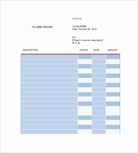 Graphic Design Invoice Examples Unique 8 Designing Invoice Templates Doc Pdf