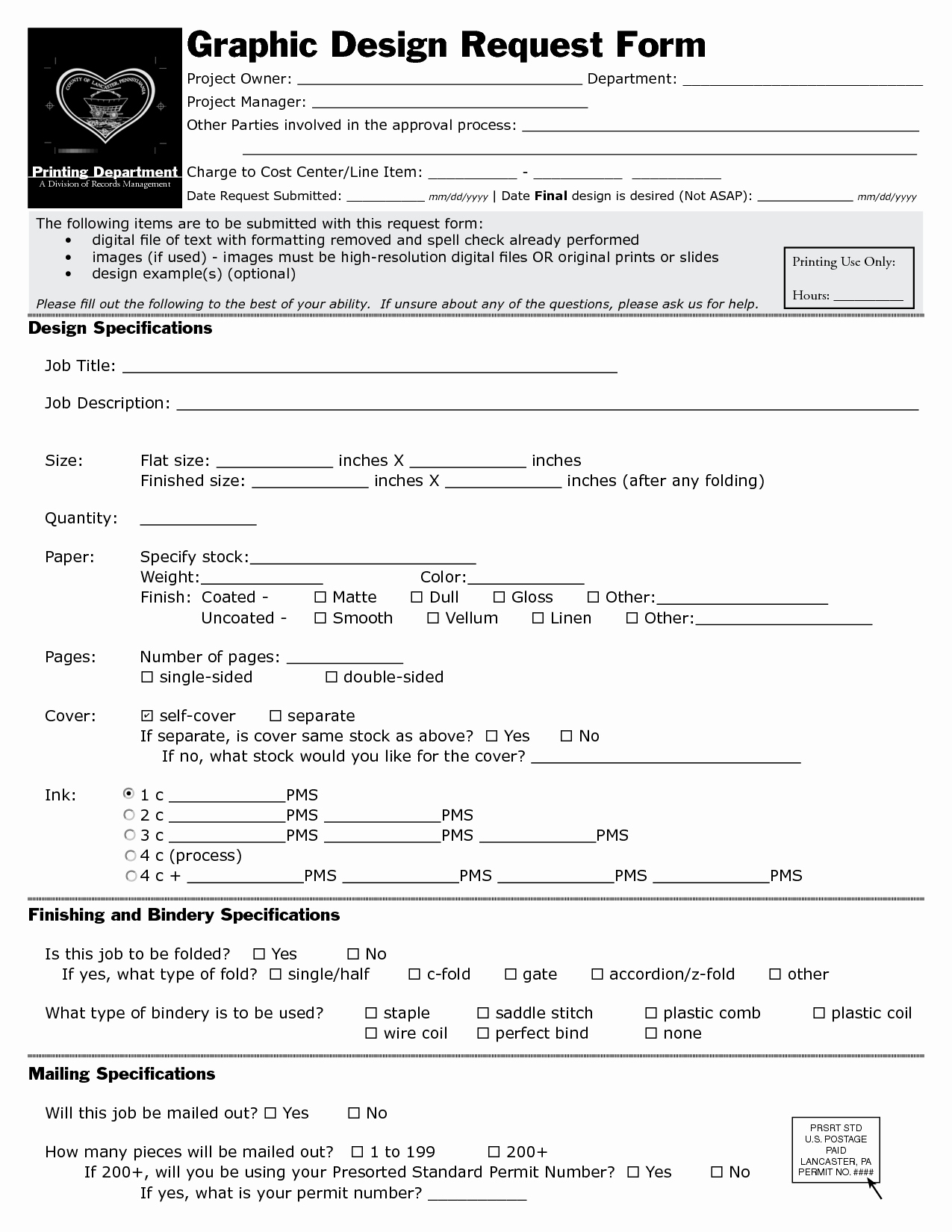 Graphic Design Project Request form Luxury Graphic Design Request form Template