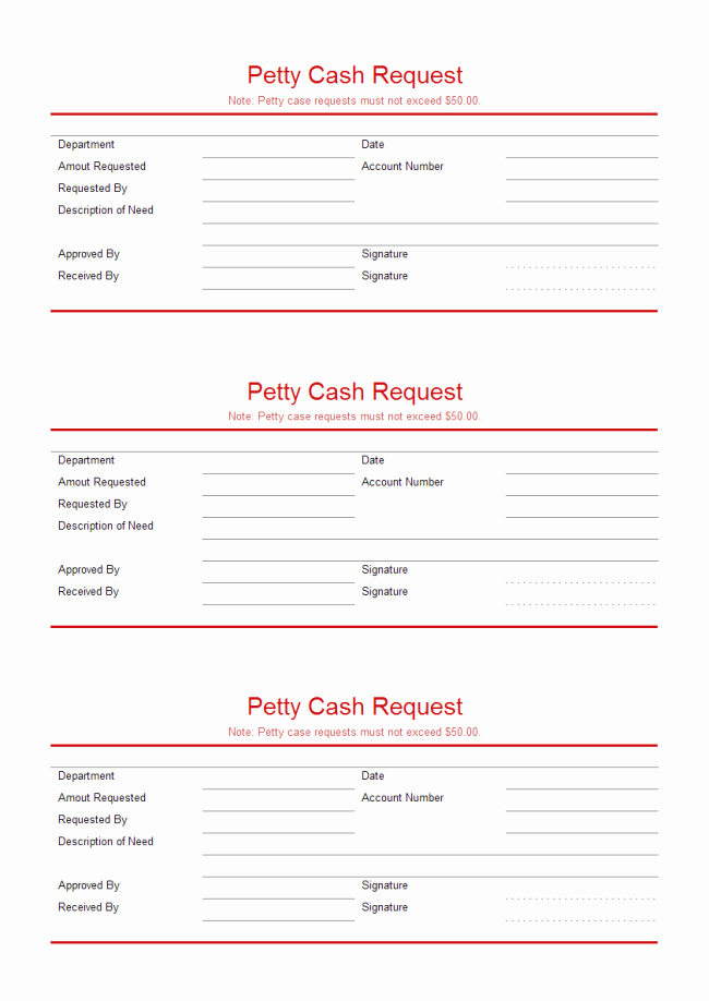 Graphic Design Project Request form Unique Petty Cash Request