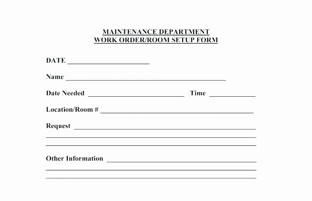 Graphic Design Request form Template New Work order Request Template Work Request Templates Job