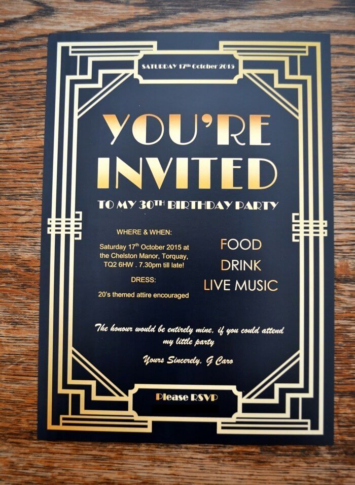 Great Gatsby Party Invitation Template Free Fresh Gatsby Party Invites Gypsy soul