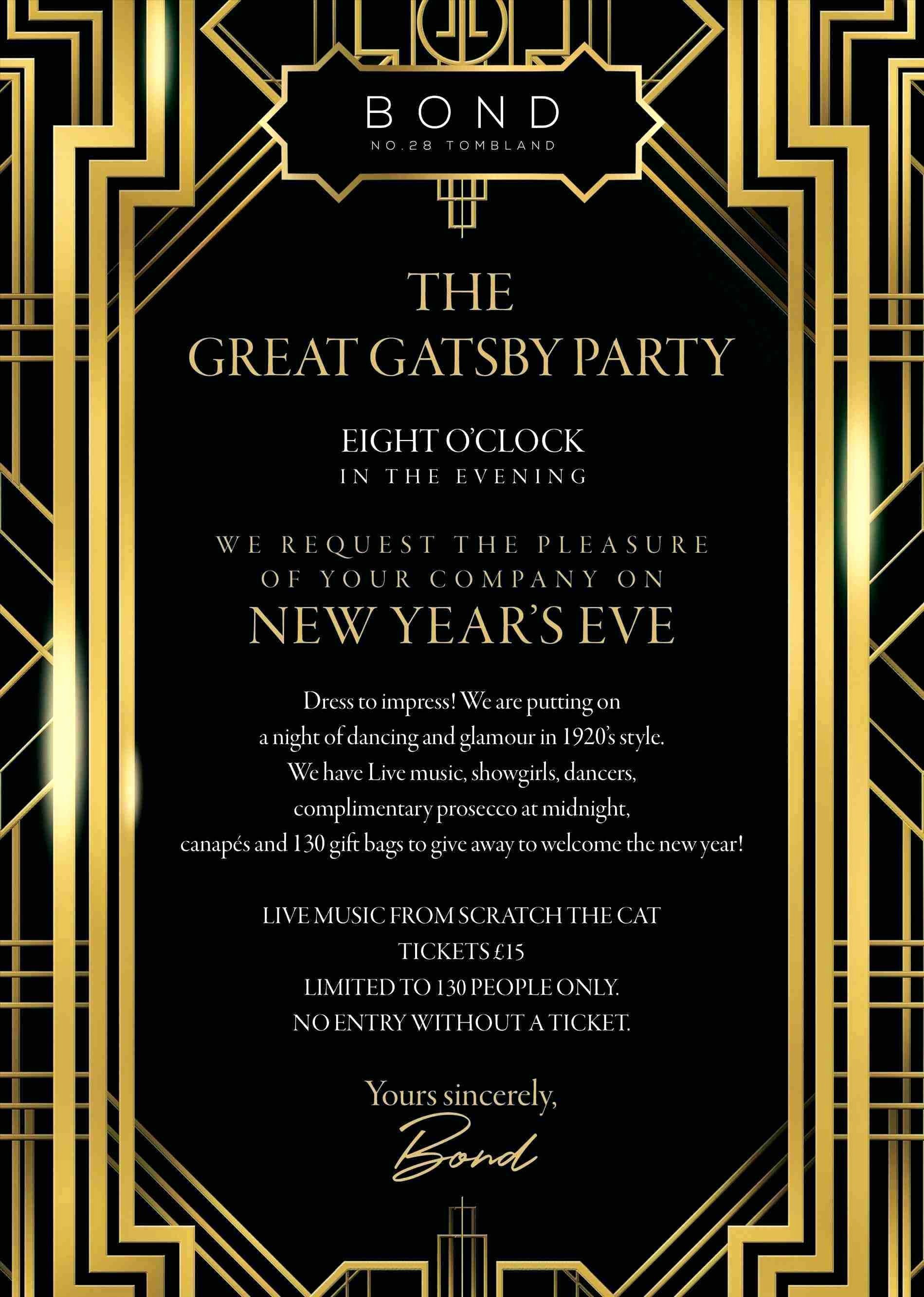 Great Gatsby Party Invitation Template Free Lovely Great Gatsby Party Invitation Template Free