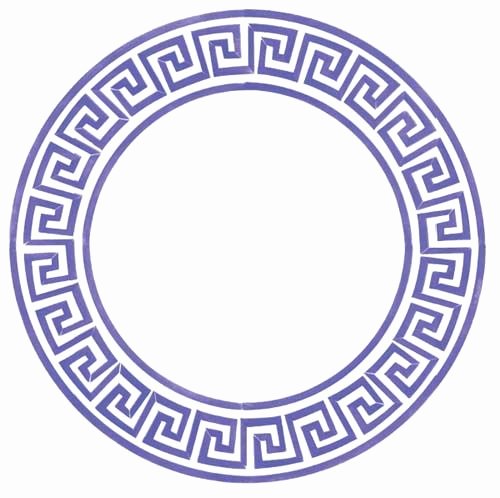 Greek Key Pattern Template Beautiful Small Greek Key Circle Designer Stencils