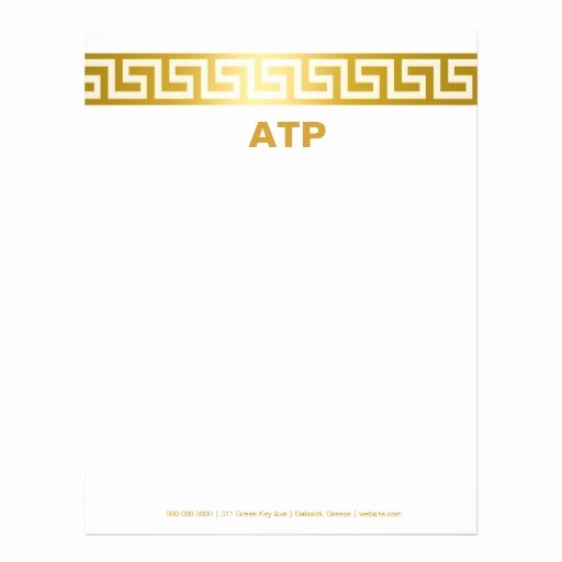 Greek Key Pattern Template Luxury 311 Golden Greek Key Letterhead