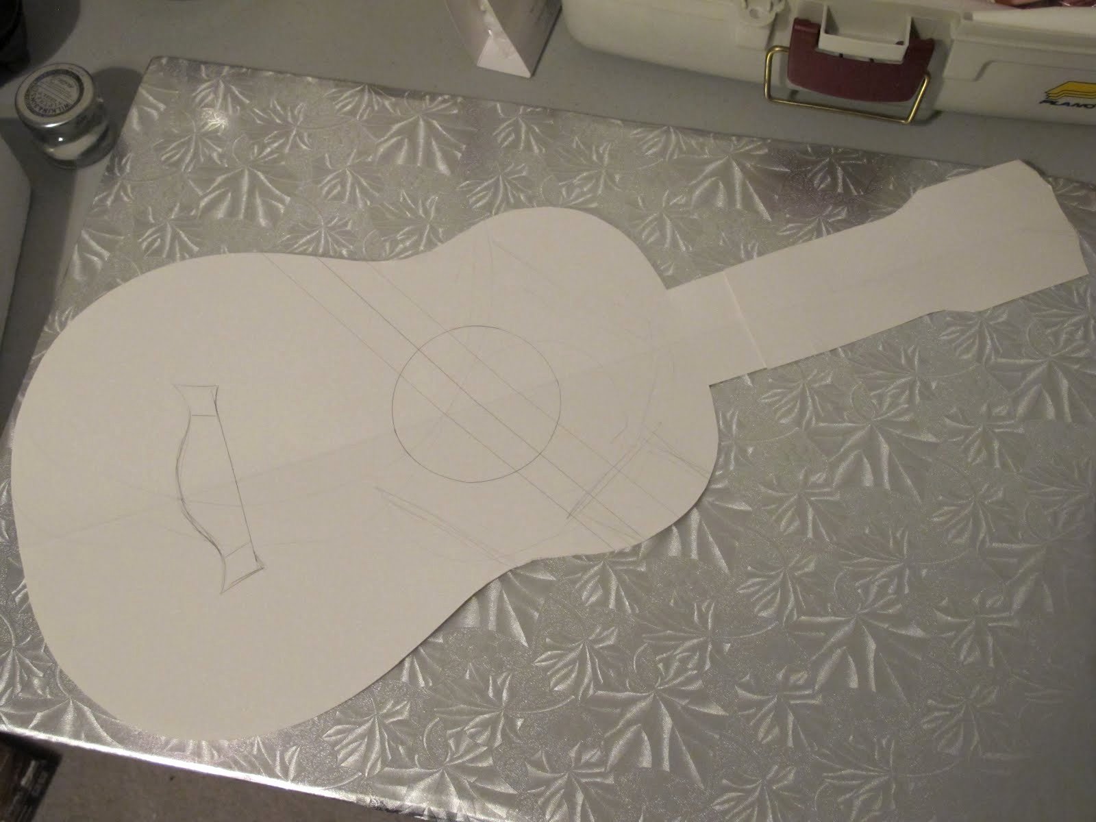 Guitar Cake Template Best Of Hollands Acoustic Guitar Side Templates Learn How