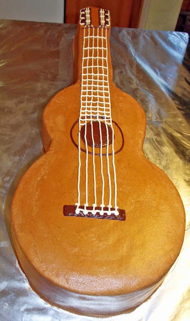 Guitar Cake Template New 4 Goodness Bake Guitar Cake