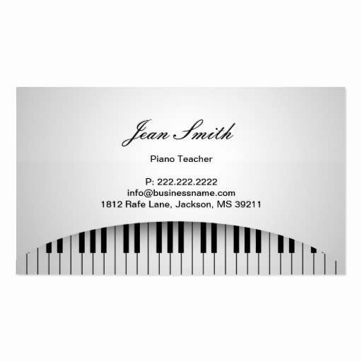 Guitar Lesson Gift Certificate Template New Collections Of Music Tutor Business Cards