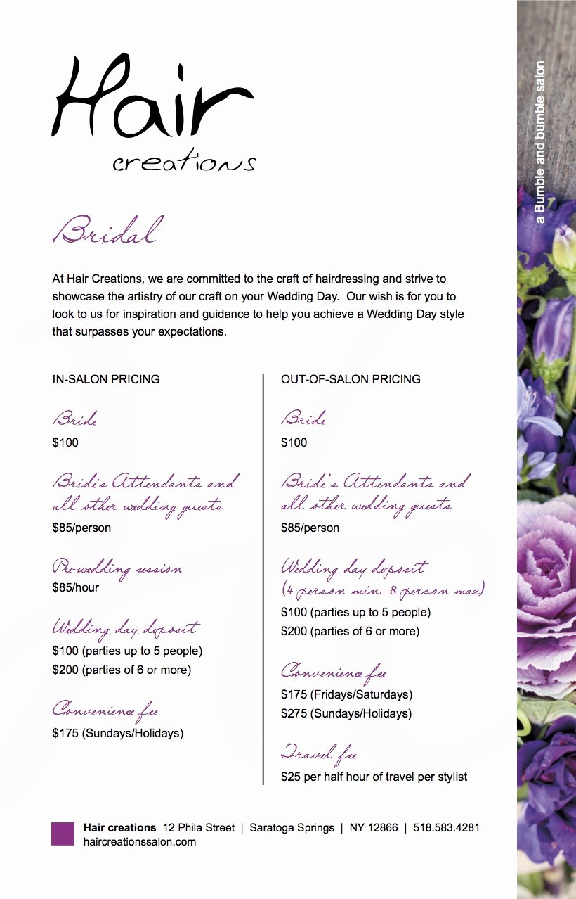 Hair Stylist Contract for Wedding Inspirational News Archives