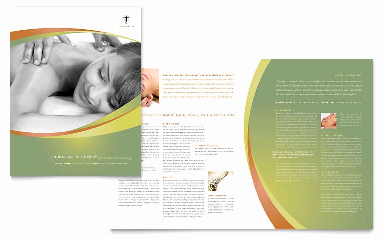 Half Page Flyer Template Word Unique Massage &amp; Chiropractic Brochure Template Word &amp; Publisher