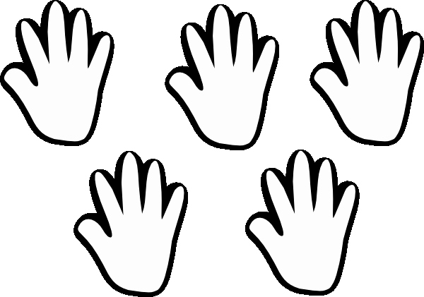 Hand Cut Out Template Best Of Child Handprint Template Clipart Best