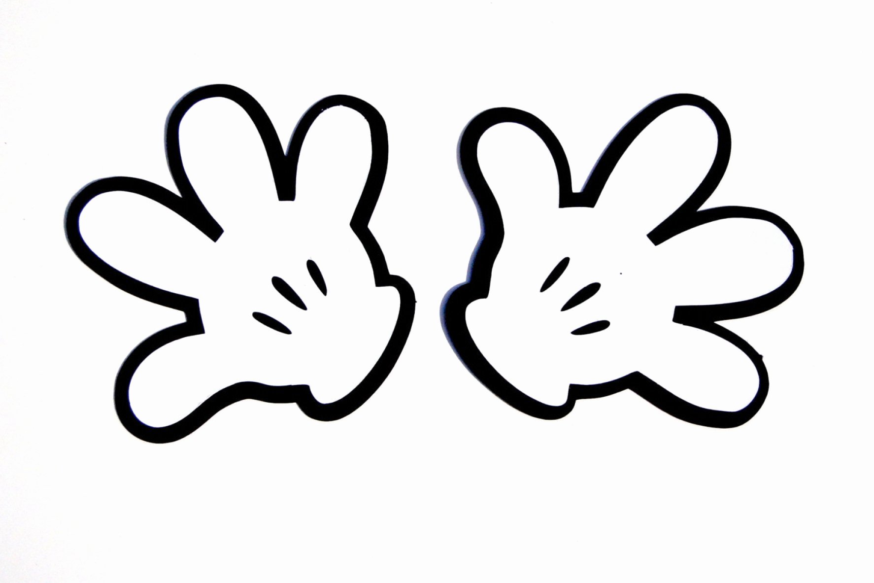 Hand Cut Out Template Elegant Cute Mickey Mouse Hands Cut Out Template