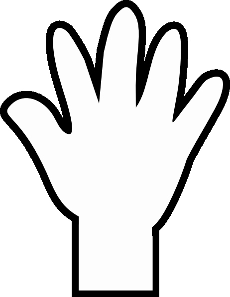 Hand Cut Out Template Luxury Hand Outline Template Printable Clipart Best