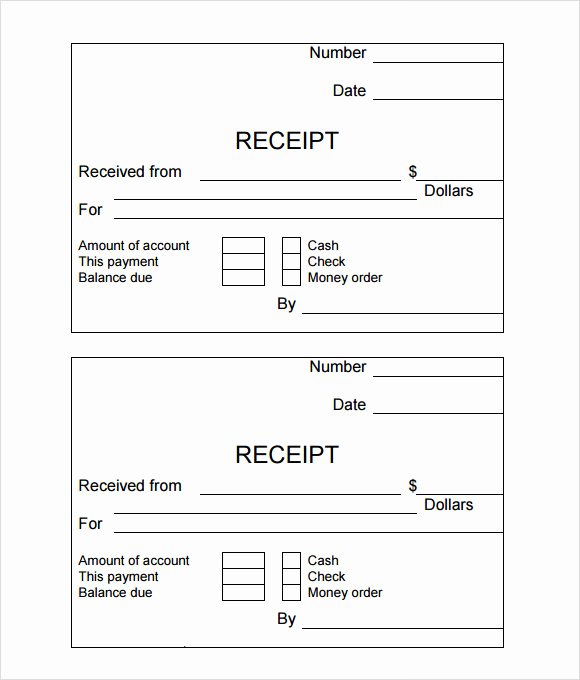 Hand Written Receipt Template Elegant Simple Receipt Template 10 Free Samples Examples format